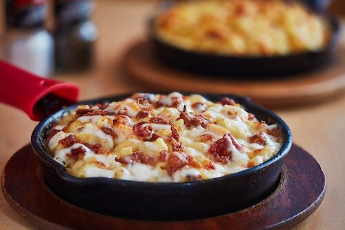 Mr. Mac’s bacon and cheddar macaroni and cheese